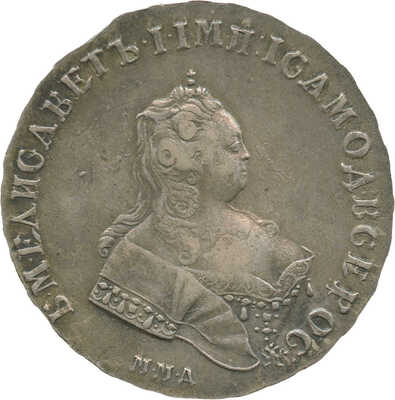 1 рубль 1743 года, ММД